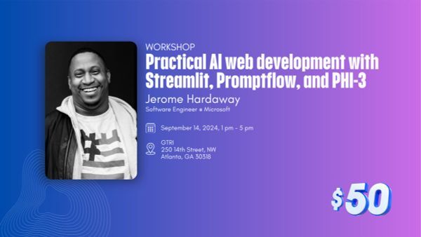 VetsWhoCode's tweet image. 👩‍💻 Ready to level up your AI skills? Join us this Saturday at @RefactrTech for a hands-on workshop led by @JeromeHardaway! Build AI apps from scratch &amp;amp; tackle real-world challenges. 

Only $50—don’t miss out! 

🔗 buff.ly/3MpGwlU