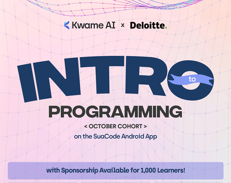 ClimateWed's tweet photo. Join the Deloitte #SUACode Smartphone Programming Course 2024! 📱✨ Dive into the world of tech and unlock endless opportunities. Don't miss out! Apply now! #Coding #TechForGood #FutureLeaders 🌟🔗 https://t.co/ru4tjx7Cuj https://t.co/htV98TP9bS
