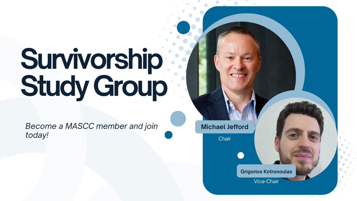 Introducing our Survivorship Study Group, whose recent projects include MASCC-<a href="/ASCO/">ASCO</a> standards and practice recommendations on survivorship care for people affected by advanced or metastatic cancer: (available in 14 languages!): mascc.org/resources/masc…