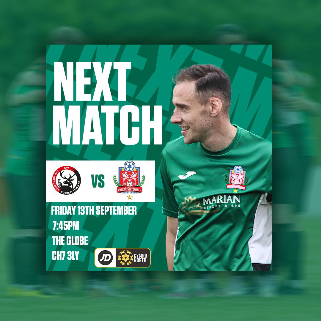 Prestatyn Town FC ๐ด๓ ง๓ ข๓ ท๓ ฌ๓ ณ๓ ฟ (@ptfcseasiders) on Twitter photo Weโll be ending the week with a trip to Buckley ๐ซก
๐ <a href="/BTFCofficial77/">Buckley Town Football Club | Up The Bucks!</a>
๐ KO - 7.45pm
๐๏ธ Friday 13th September
๐The Globe Weโll be ending the week with a trip to Buckley ๐ซก
๐ <a href="/BTFCofficial77/">Buckley Town Football Club | Up The Bucks!</a>
๐ KO - 7.45pm
๐๏ธ Friday 13th September
๐The Globe