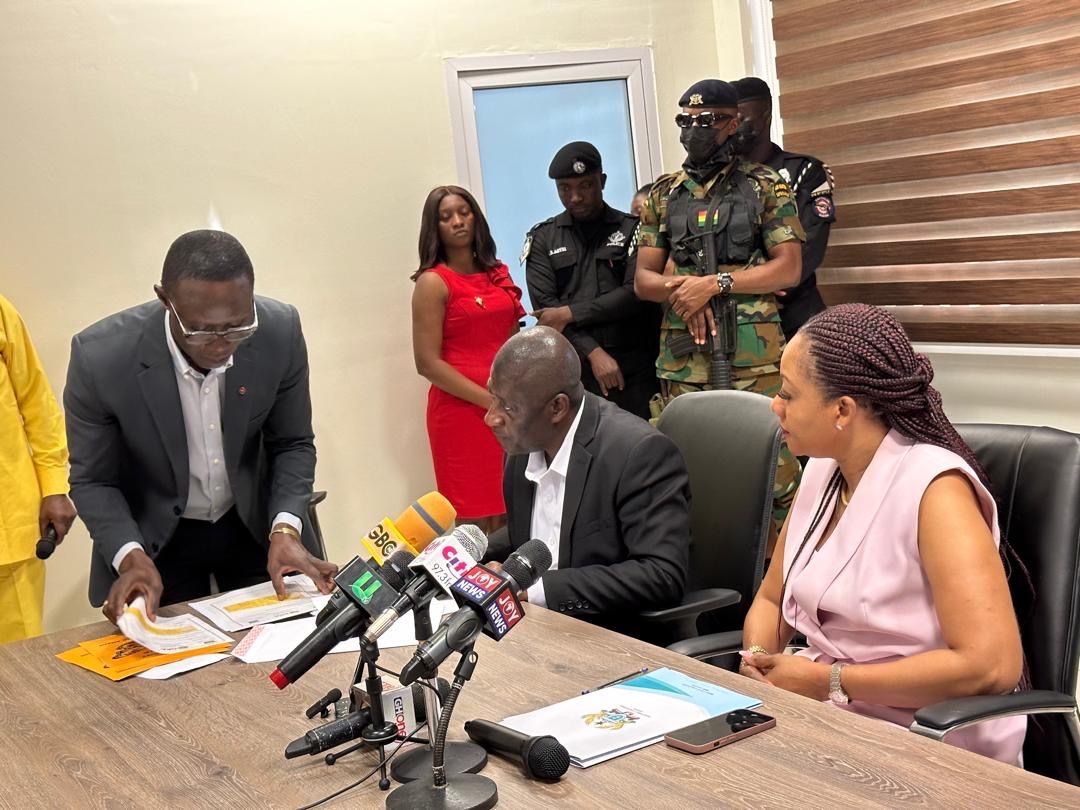 AlanKyerematen's tweet photo. Today, I officially filed my presidential nomination, taking a bold step toward building a better future for all. This journey is about us – our dreams, our hopes, and the Ghana we deserve. Together, we can make real progress and uplift our nation.

Thank you for your trust and support. The time for change is now!

#AlanCash #VoteAlan #CreatingJobs #GhanaWillRiseAgain #MovementForChange