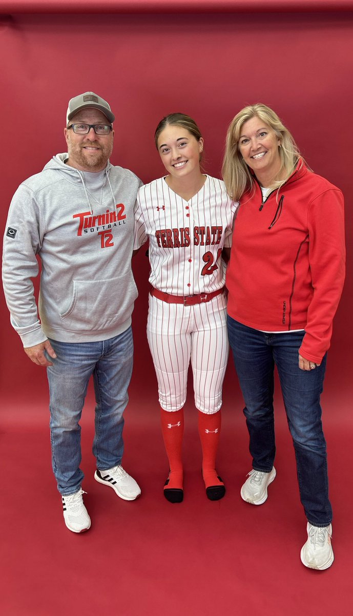 I’m super excited to announce my verbal commitment to Ferris State University!! A huge thank you to the coaching staff and my family. None of this would have been possible without you guys! Go Dogs!! ❤️💛