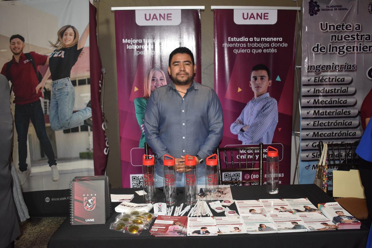 Agradecemos a la <a href="/UANEOficial/">UANE</a> por formar parte de nuestro evento Expo Universidades.
#educación #vinculacion