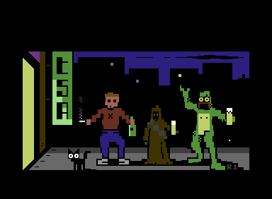 PETSCIIWORLD's tweet photo. #PETSCII #C64 #COMMODORE64 #GRAPHICS                                                          
"TSA Party PETSCII" by Rebel 1 (2024) https://t.co/4FgBPrkX7I