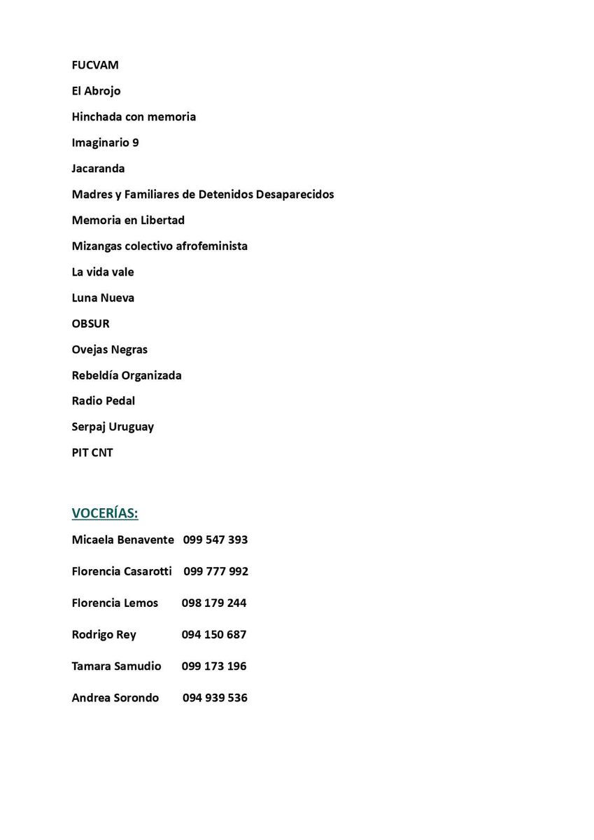 Compartimos postura junto con las organizaciones firmantes con respecto al plebiscito de allanamientos nocturnos.