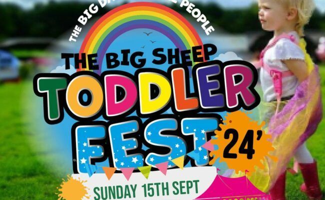 Toddler Fest is Back at The Big Sheep this Sunday! Live shows, music &amp; dancing, role play, wonder, learning, activities, family rides and attractions. If you have little people under 5 this event is not to be missed! #TheBigSheep #ToddlerFest #VisitDevon