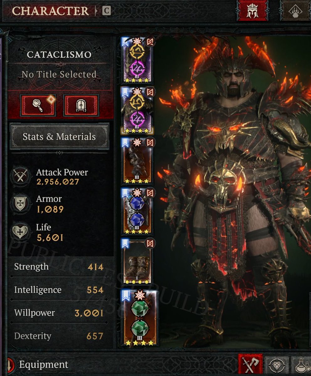 #DiabloIV #Diablo4
✅Efectivamente, se nota que han bajado los número de Poder de Ataque:
⚠️Solo 2.956.027 de Attack Power ^^