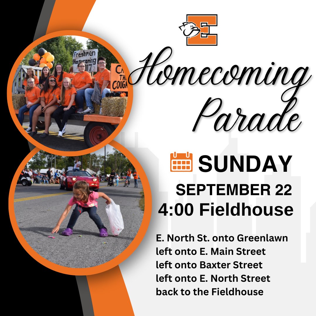 Don't miss the parade! <a href="/EHS_DawgHouse/">The Dawg House</a>