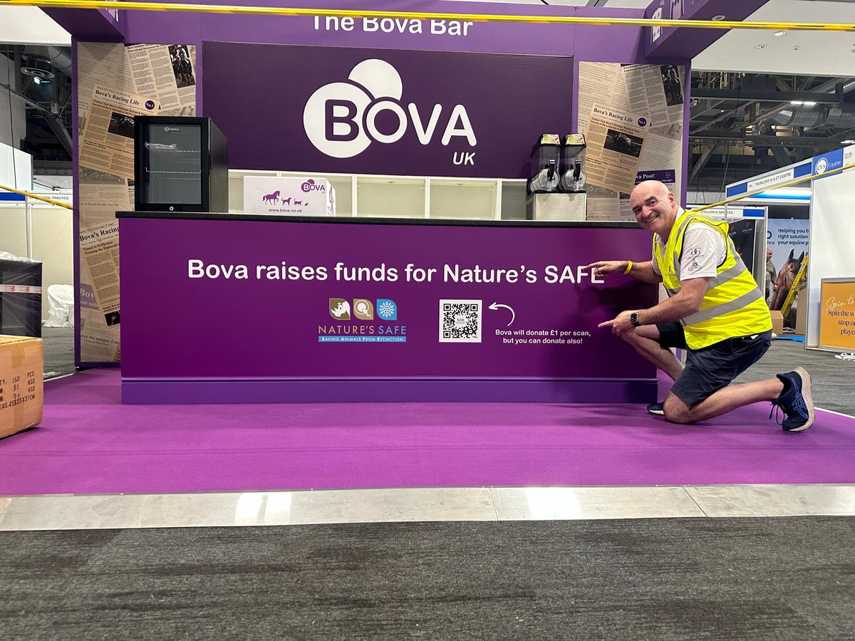 Bova UK is supporting us at the BEVA conference this week by donating £1 for each time an attendee scans this QR code at their stand - and they also have a givetap machine where you can make a personal donation of your choosing!

Stop by, say hi, and do a good deed for nature 🐧