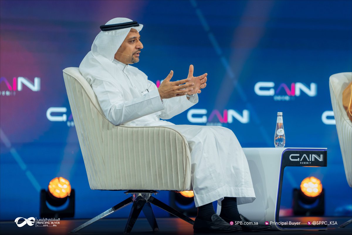 SPPC_KSA's tweet image. جانب من مشاركة م. مازن البهكلي الرئيس التنفيذي لـ #الشركة_السعودية_لشراء_الطاقة "المشتري الرئيس" في #قمة_الذكاء_الاصطناعي ضمن جلسة حوارية بعنوان "استهلاك الذكاء الاصطناعي للطاقة، وأهمية الشفافية".

A highlight from Eng. Mazin Albahkali, CEO of #SPPC, participating in #GainSummit