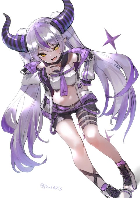 新衣装のラプ様!
#laplus_artdesu 