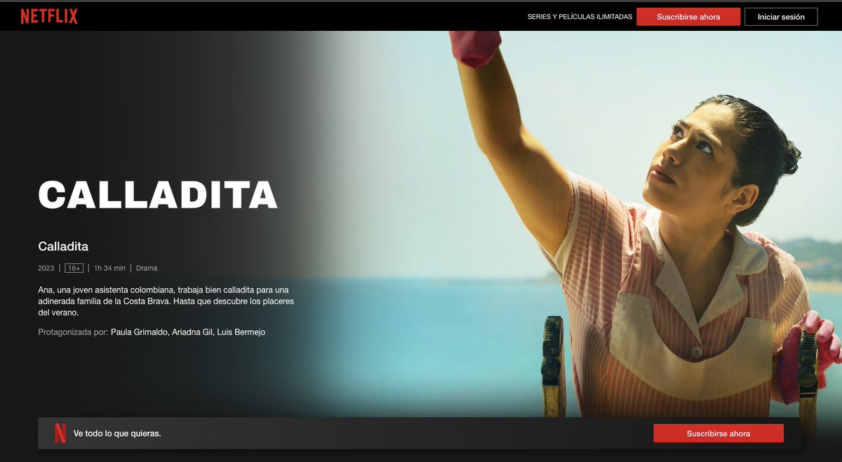 CALLADITA is now out on Netflix Spain!