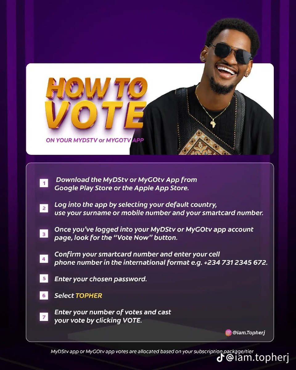 moses_nb's tweet photo. Our favorite housemate, Topher, needs our support to stay in the BBNaija house! Let's all come together and votes to keep him in the game.
So let's show Topher some love and help him win this season!
Thanks for your support!
#VoteTopher #BBNaija #TeamTopher💟 https://t.co/HaFvEEdocc