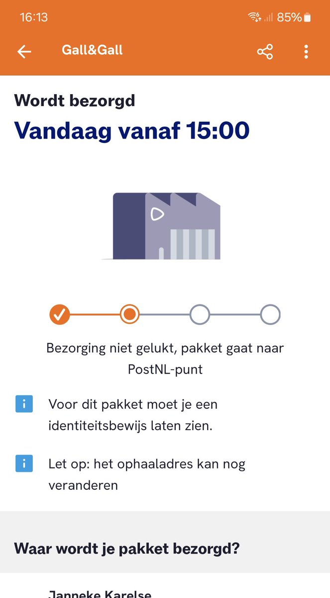 Janneke_82's tweet photo. @PostNL https://t.co/hxi7gd7pPH