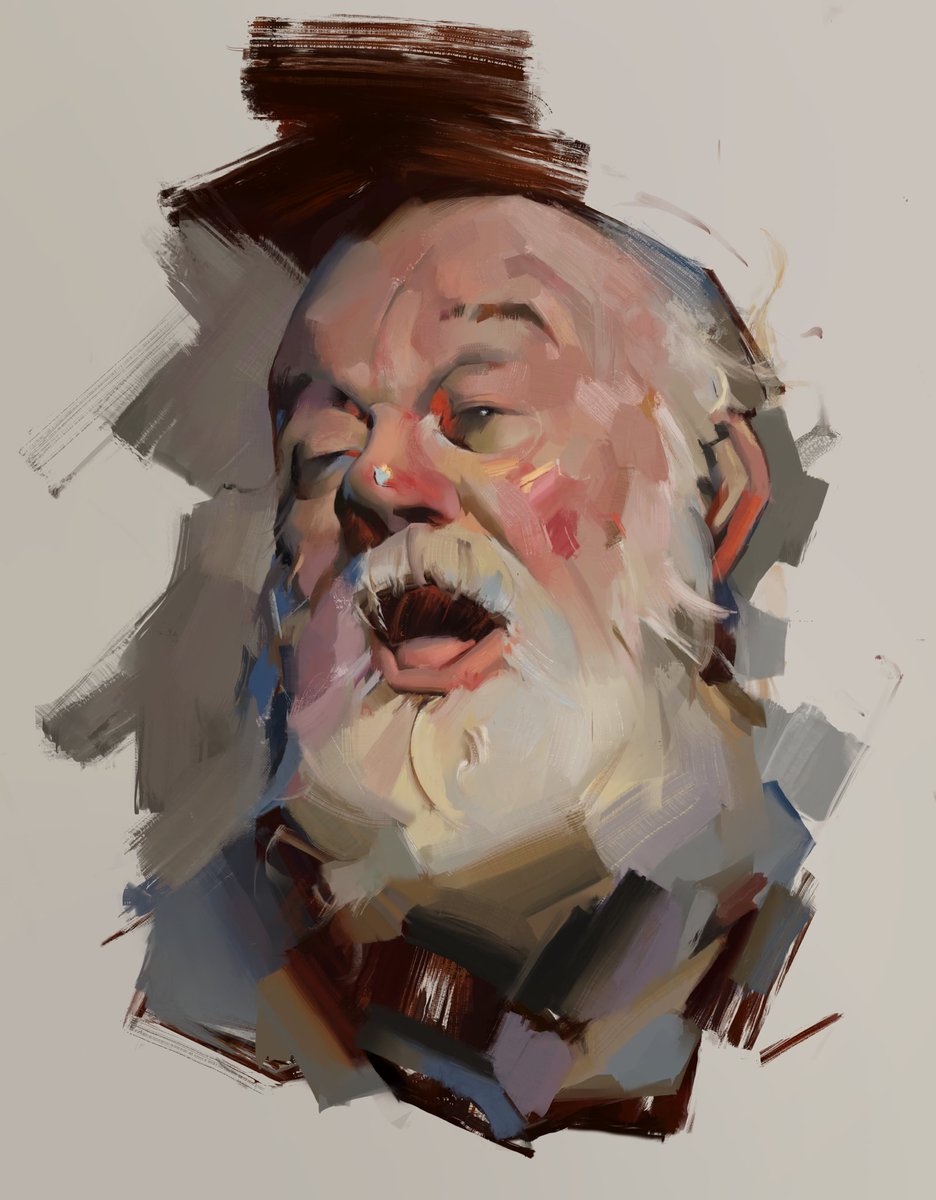 tramdoesarts's tweet image. Master study ✍🏻🎨 (jie gaoart on ArtStation)
#digitalart #portraitart #procreateart