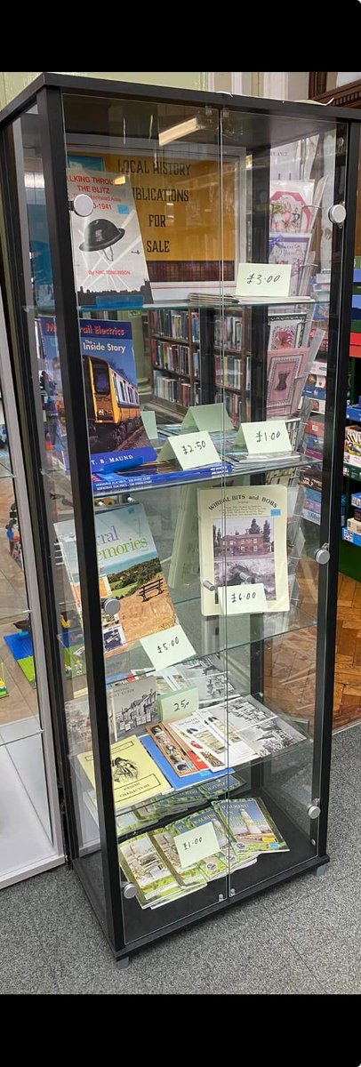Local history books for sale . 

Cabinet purchased by the Friends Of Wallasey Central Library