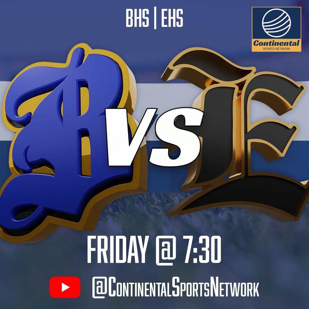 yourcsn's tweet image. Brunswick High vs Evans High | This Friday | Kickoff at 7:30

The Brunswick High Pirates battle the Evans Knights under the Friday night lights.
Tune in for every play—live and free on YouTube at Continental Sports Network!