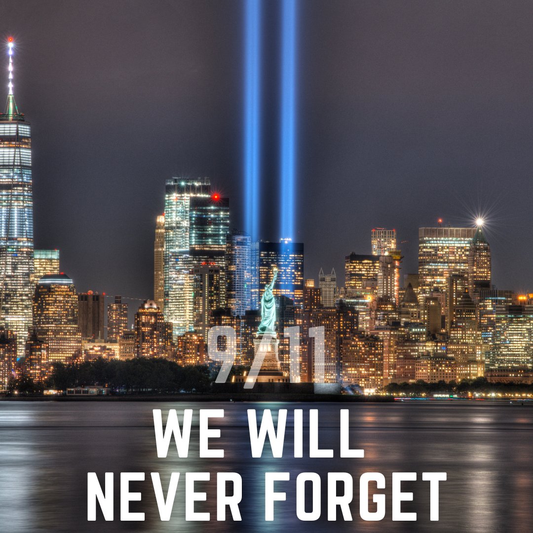 Today, we pause to honor the memory of those who lost their lives on September 11, 2001. We remember the heroes who ran toward danger to save others, the families forever changed, and the resilience of a nation united by strength and compassion.

#911Anniversary #HonorAndRemember