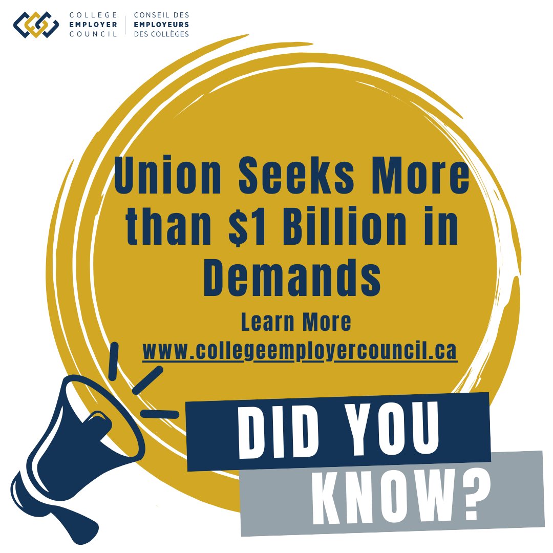 This week, the College Employer Council (CEC) and <a href="/CAATfaculty/">College Faculty</a>  Bargaining team resumed face-to-face #bargaining. Academic employees, management, students, and community members are encouraged to read both the CEC and Union proposals and get informed.  ow.ly/Yvwk50Tla7r