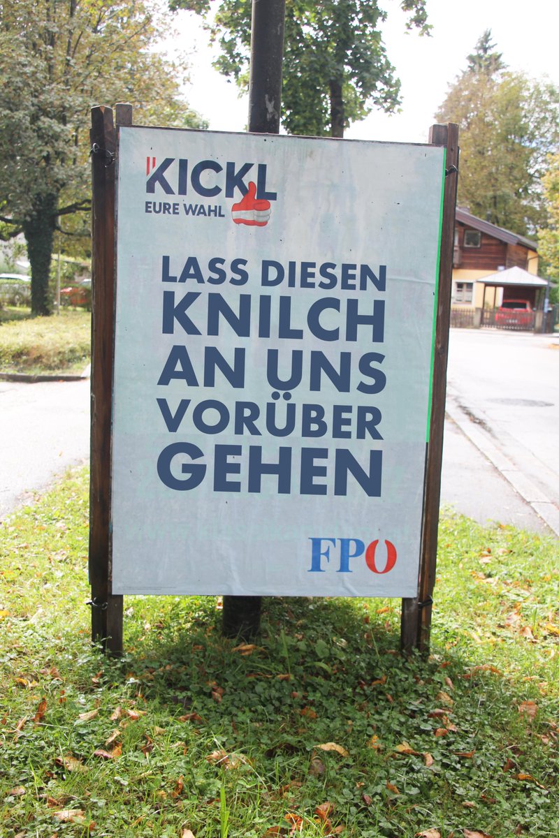 arminthurnher's tweet photo. Herbert #Kickls Propaganda, ästhetisch betrachtet – inwiefern verrät sich  Behübschbert auf geradezu plakative Weise?
Seuchenkolumne 1472
https://t.co/JNf6mfkMYL https://t.co/X3OJoP05sK