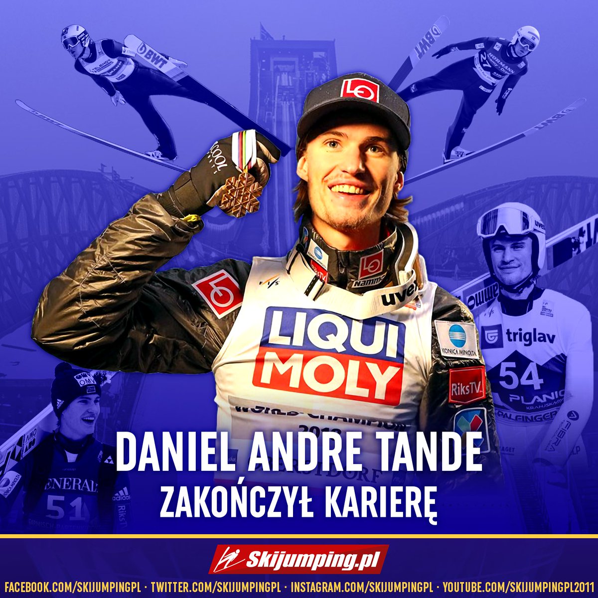 Daniel Andre Tande mówi pas! Mistrz świata w lotach narciarskich zakończył karierę #skijumpingfamily