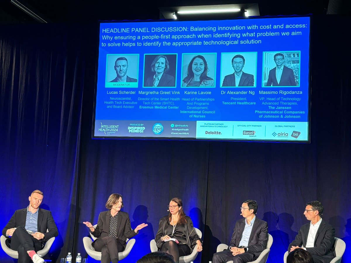 IntHealthAI's tweet image. How can we create demand driven generation? "We use gamification to drive engagement and adoption" Dr Alexander Ng, President, Tencent Healthcare

#IH24  #SaveLivesWithAI  #HealthcareAI