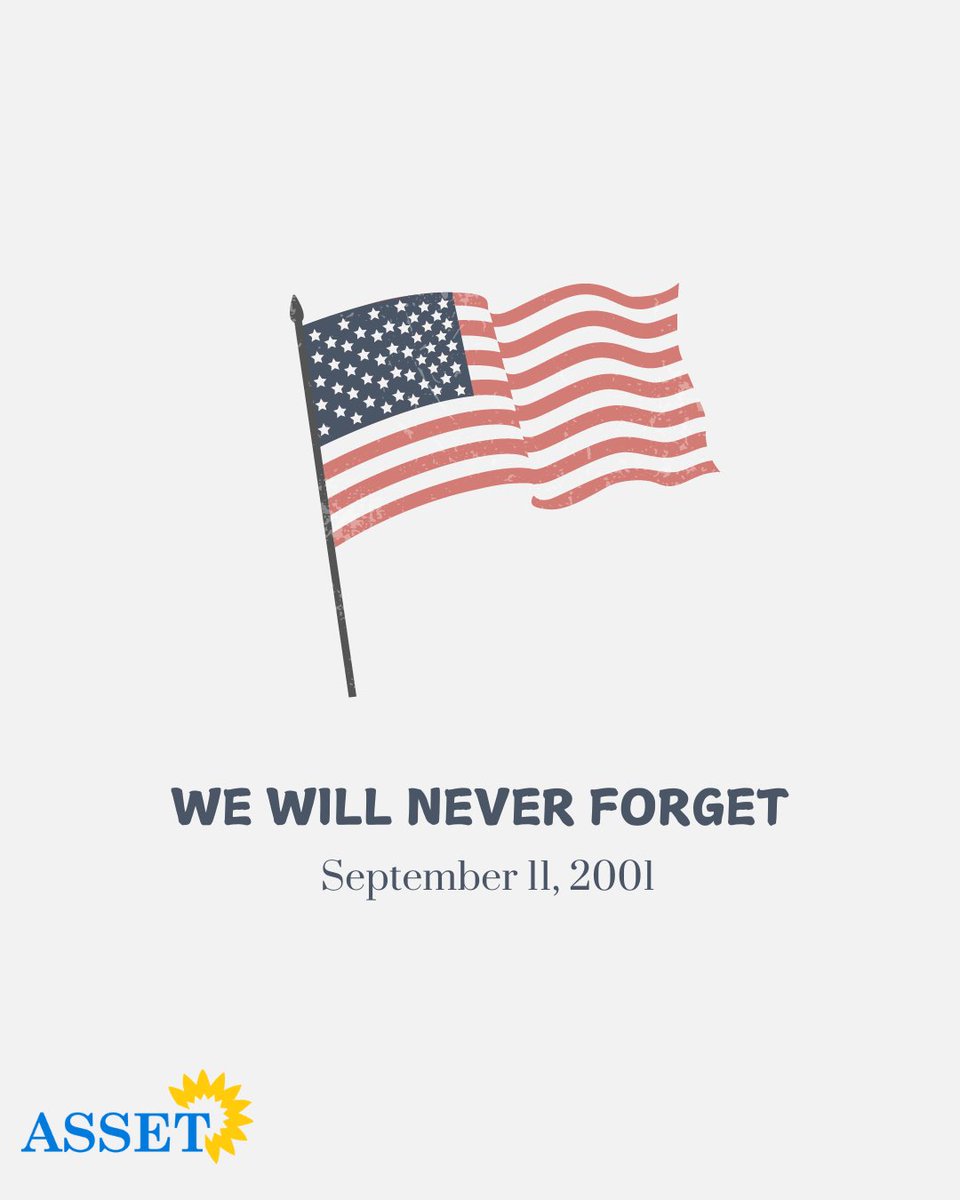 Today, we remember those lost on September 11, 2001. We honor the bravery of first responders, the resilience of survivors, and the unity that carried us through. Our thoughts remain with the families affected. We will never forget.