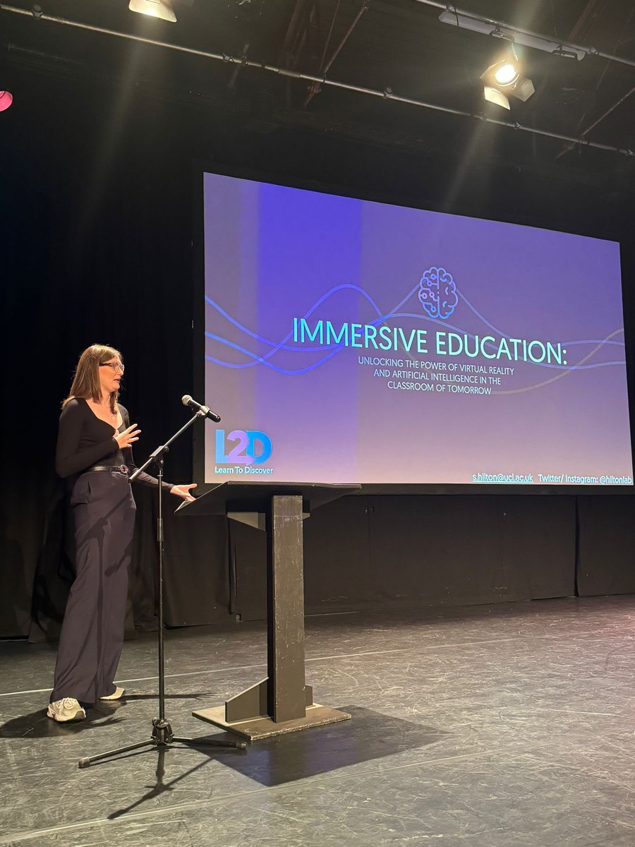 Learn To Discover 🧠 (@l2d_team) on Twitter photo Keynote speaker, Mae Taylor from the <a href="/hiltonlab/">stephen hilton</a>, giving us the run through of how we can combat low engagement in our post covid, modern remote working world, and how #VR can go hand in hand with scientific research and education 🫱🏻🫲🏽🧬🥼 Keynote speaker, Mae Taylor from the <a href="/hiltonlab/">stephen hilton</a>, giving us the run through of how we can combat low engagement in our post covid, modern remote working world, and how #VR can go hand in hand with scientific research and education 🫱🏻🫲🏽🧬🥼