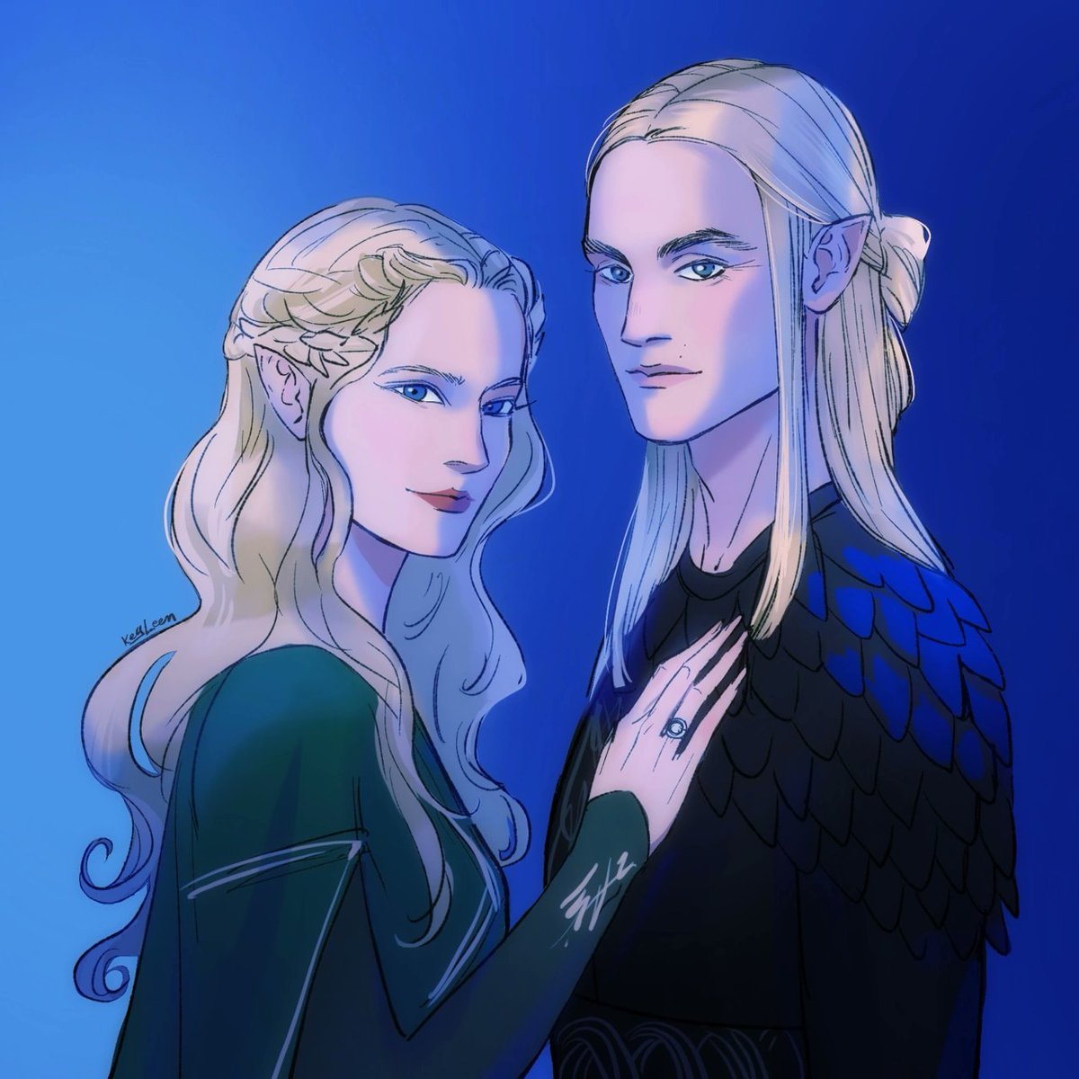 keyleen4's tweet image. #haladriel #saurondriel