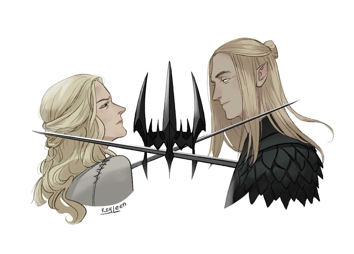 keyleen4's tweet image. #haladriel #saurondriel
