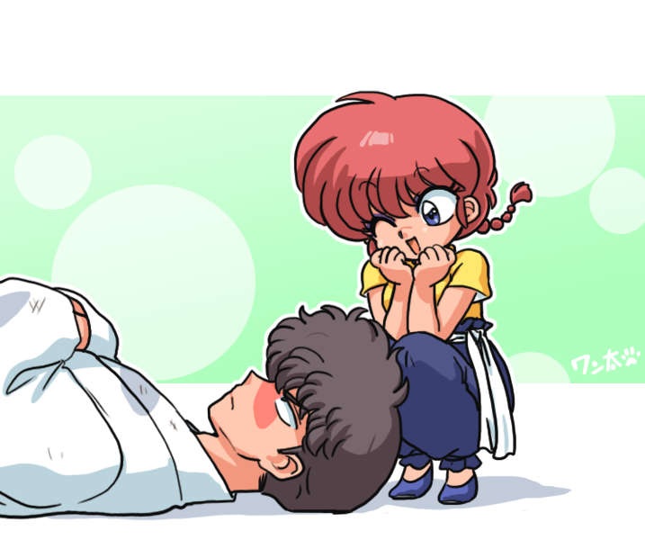 先輩とおさげの女と天道あかねと天道なびき 