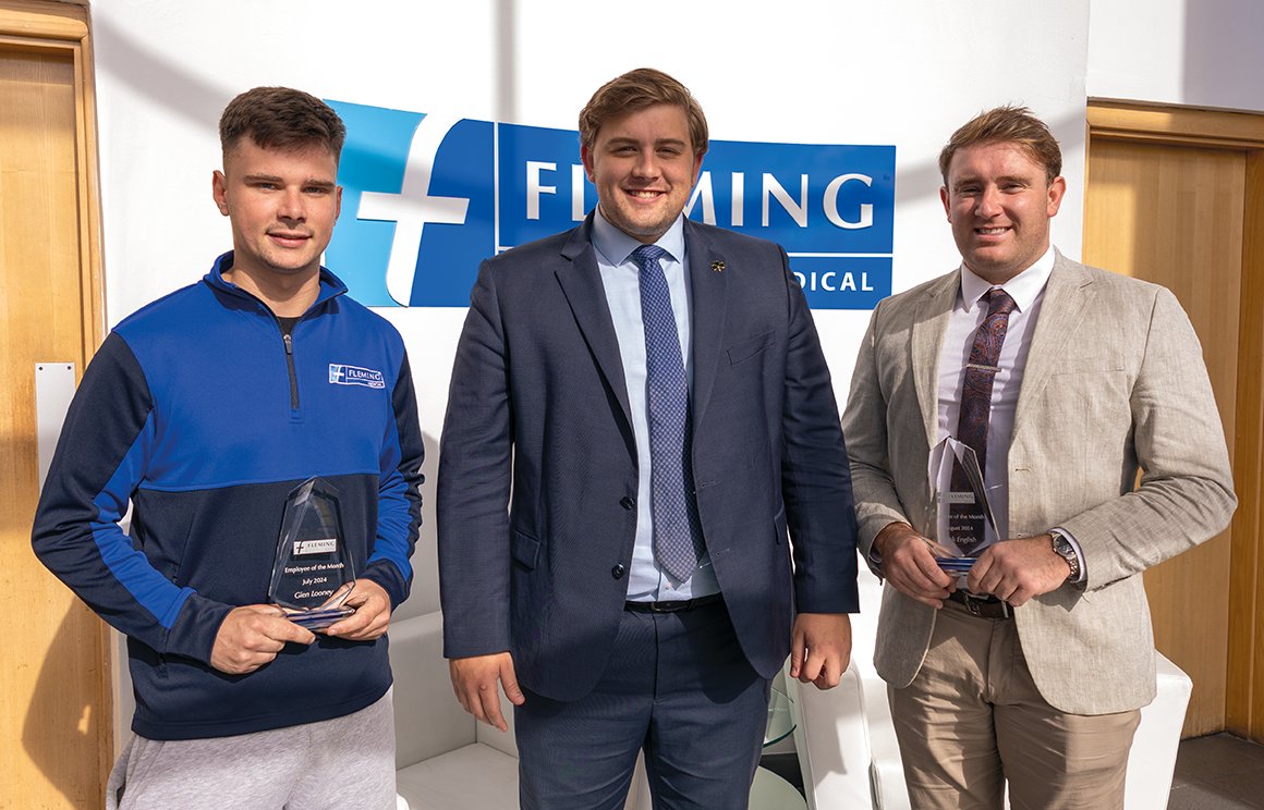 Congratulations to Glen Looney &amp; Jack English, who recently received a Fleming Medical Employee of the Month award.

These awards were presented to Glen &amp; Jack in recognition of their dedication and leadership. 

We are delighted to have them as part of #ourteam

#flemingmedical
