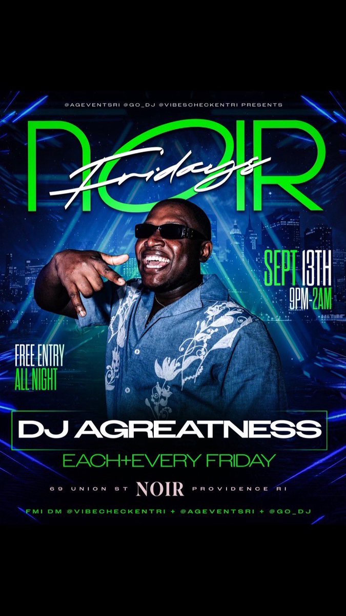 noirloungeri's tweet image. #EXCUSEMEMISS EACH AND EVERY FRIDAY WITH MUSIC 🎧 FROM @DJAGreatness 
.
FREE ENTRY ALL NIGHT
🥃$5 SHOTS TILL 11PM
🍸 $10 MARTINI SPECIAL 
.
DM FOR VIPS ENQUIRES AND RESERVATIONS 
.
 @ladieslovedolla @G0_Dj @WoahthereMillzy