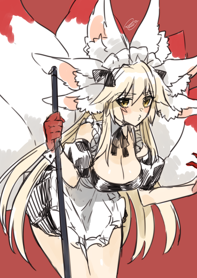 コヤンスカヤ ,tamamo_(fate) 「PUだし闇コヤンちゃん再放送しょ 」|けぴのイラスト