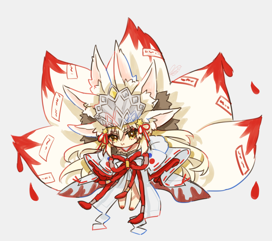 コヤンスカヤ ,tamamo_(fate) 「PUだし闇コヤンちゃん再放送しょ 」|けぴのイラスト
