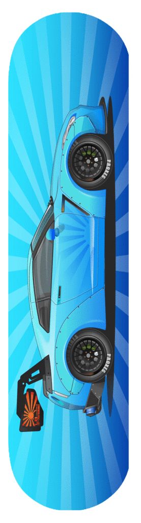 Car Art Skyline GTR R35 Skateboard Deck 7-Ply Canadian Hard Rock Maple