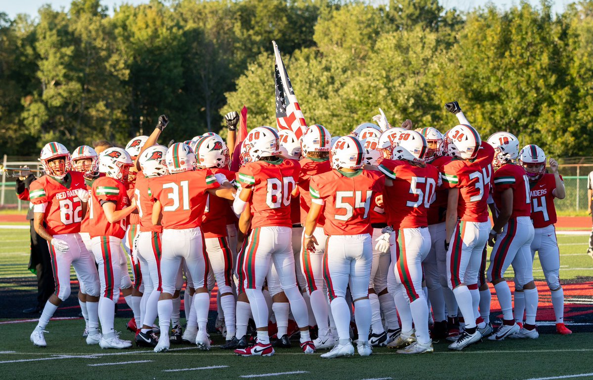 🚨GAME ALERT🚨
‼️The Raiders take on St.Joes in there home opener this Friday
Attendance is MANDATORY‼️
⏰-7:00
🏈-St.Joes ☠️
📍-Strider Field
THEME- USA 🇺🇸