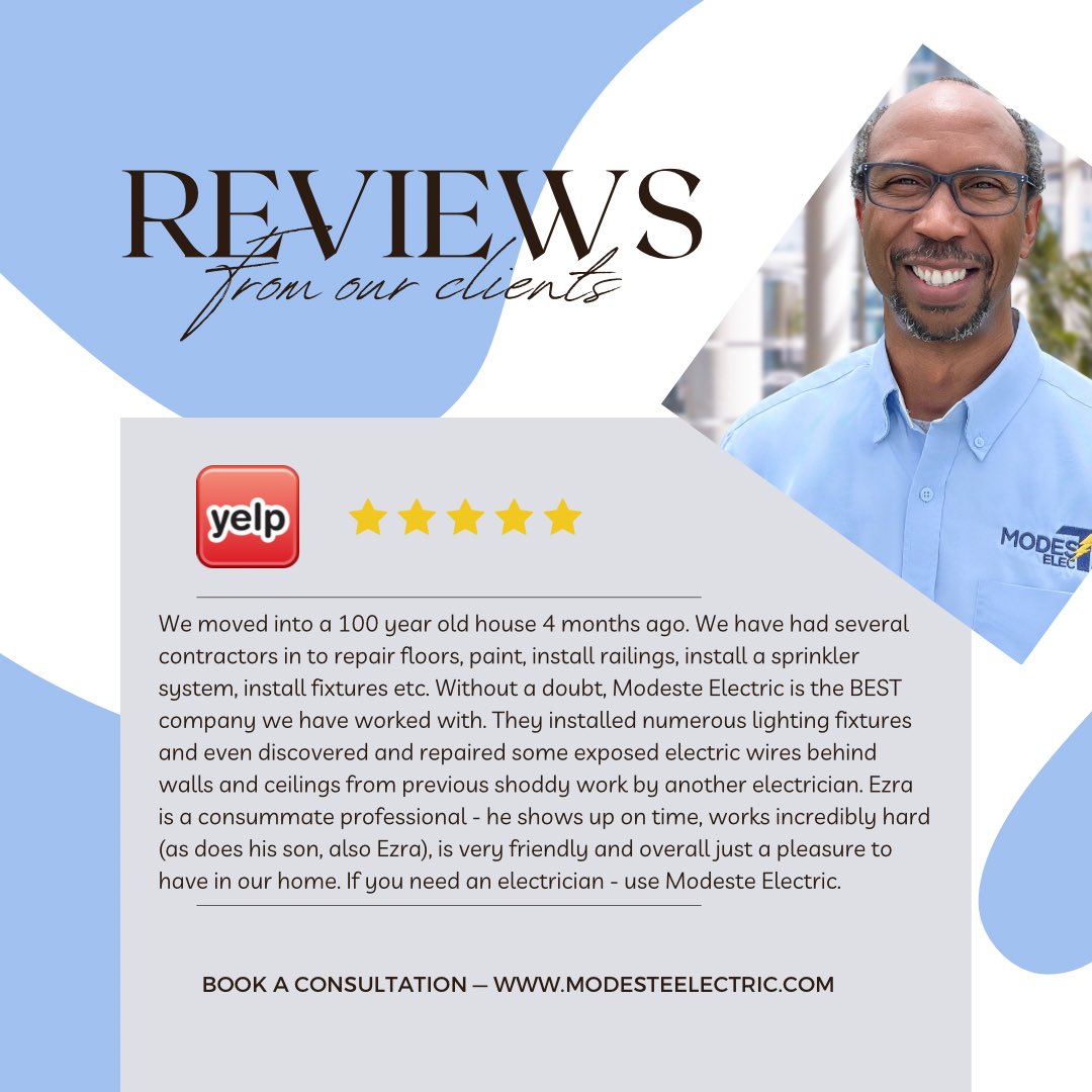 ModesteElectric's tweet image. Another shining review 🤩

Servicing old structures, especially historic structures, takes a bit of patience and an appetite for a challenge. Way to go, team!