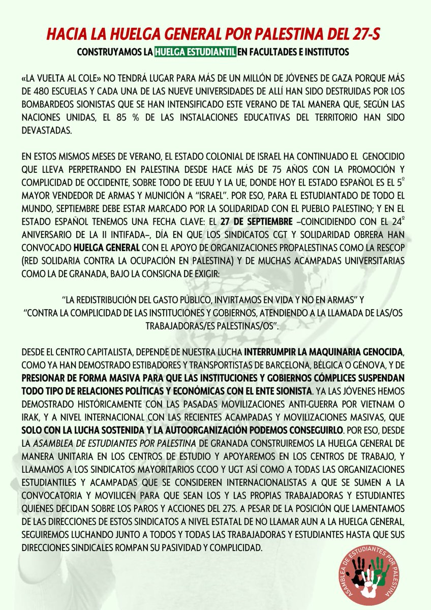Asamblea de Estudiantes Permanente tweet media