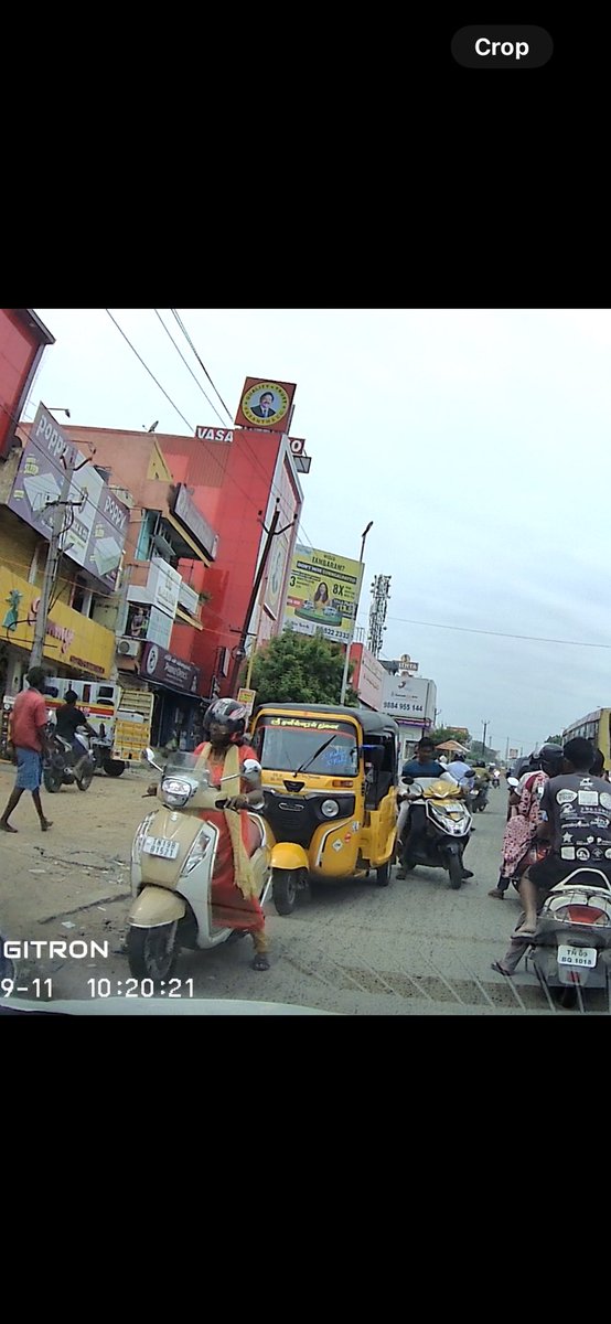 TheTraficMan's tweet photo. Every travelling near urappakam and guduvanjery is a hell . 
It will definitely increase accidents.
All time wrong way
Over taking wrong side TN19AS2236
And TN 19 BB 1521
@ChennaiTraffic @chennaipolice_ @COPTBM @reclaimchennai https://t.co/3dmMT5P3TL