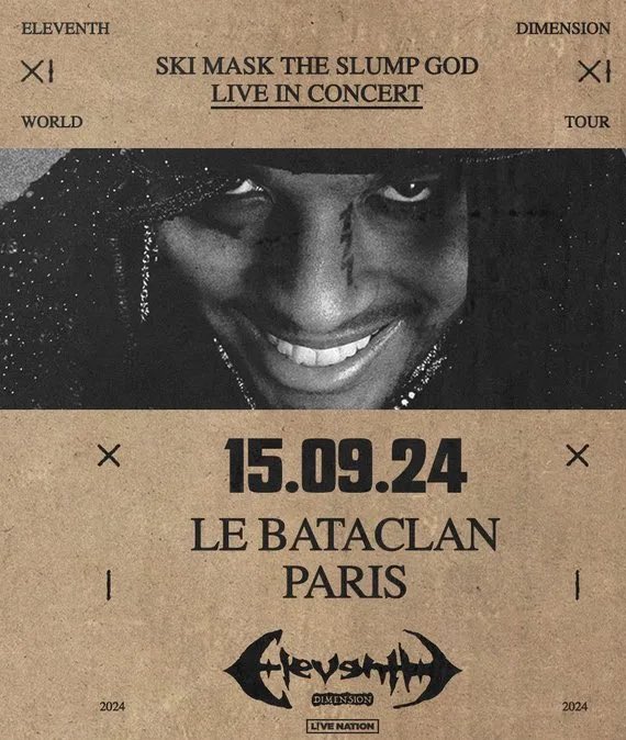wrld_mag's tweet photo. 🚨 CONCOURS : 

Gagne 2 places pour aller voir SKI MASK THE SLUMP GOD au BATACLAN de Paris ce DIMANCHE ! 

Pour participer : 

• RT &amp; FOLLOW @WRLD_MAG
• TAG 1 AMI(E) EN COMMENTAIRE https://t.co/Zd9TT0hhQq