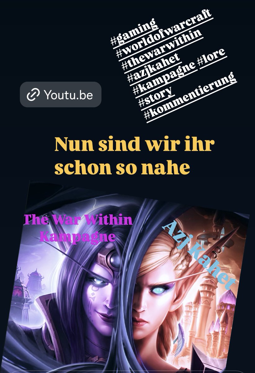 Quatschfabrik's tweet photo. #gaming #worldofwarcraft #thewarwithin #azjkahet #kampagne #lore #story #kommentierung
https://t.co/b2JAot0FuH https://t.co/lUEiFnWwg1