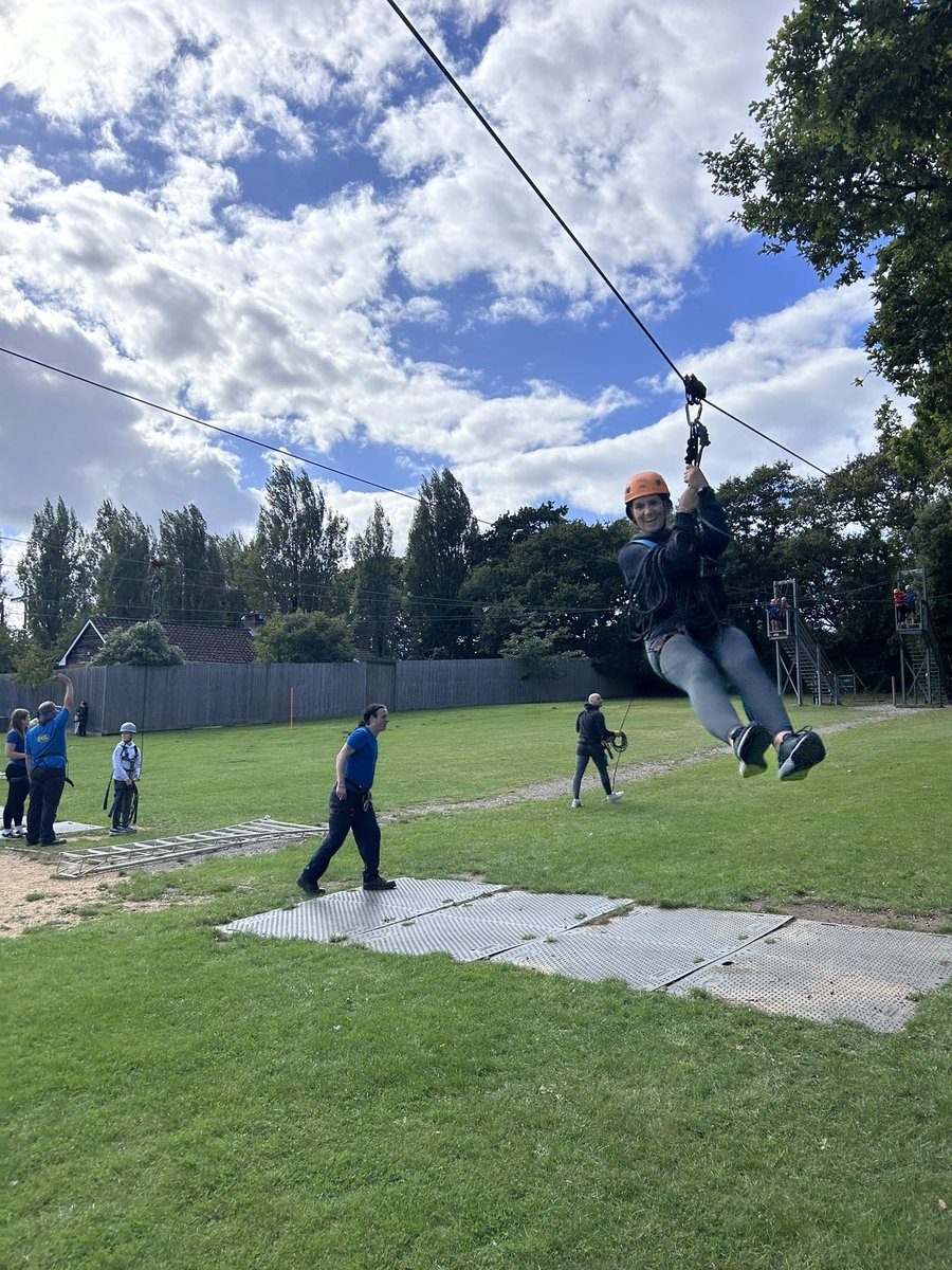 All arrived at Little Canada with half of Year 6 heading straight to the zip wire activity!