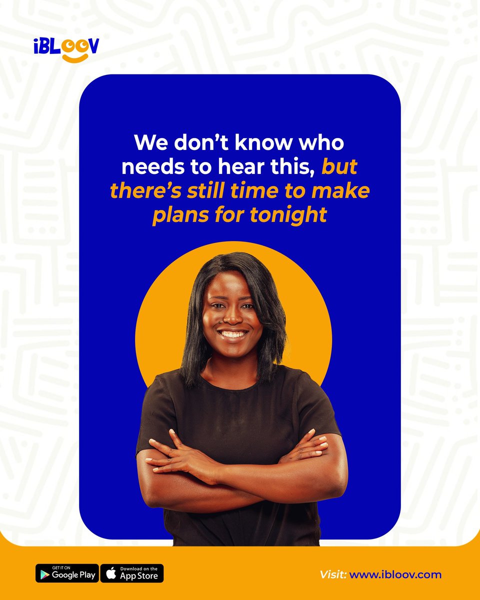 Just a reminder—there’s still time to figure out your plans for tonight! 🎉 Whether you're up for an adventure or a chill night at a rave, make the most of it. ✨ 

It's Tuesday, where are you going tonight?

#lagosparty #ibloov