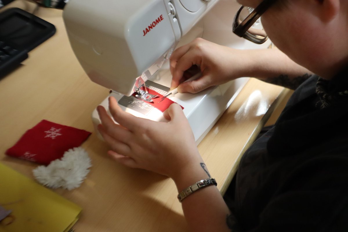 Our trainees are loving getting back to work with our centre sewing machines in a repair and upcycling class! 

Again, huge thanks to <a href="/LcypMayo/">LCYP Mayo Sligo Leitrim</a> for providing us with these sewing machines, which have seen fantastic use since we received them.  

#SligoCTC #Upcycling