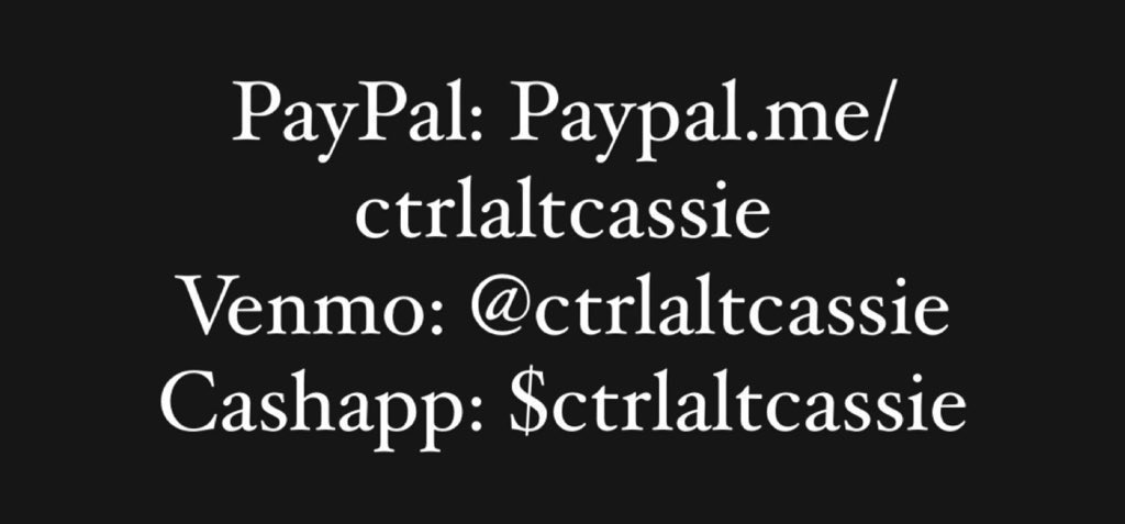 ctrlaltcassie's tweet image. Hi, hello! 👋 I live in a car &amp;amp; am saving up to afford a hotel room for a couple nights for my birthday so that I can enjoy privacy &amp;amp; a comfy bed. Any help toward that is so appreciated! 🩷 

I’ve got a stocked shop below, &amp;amp; also if you’d like to contribute without buying: