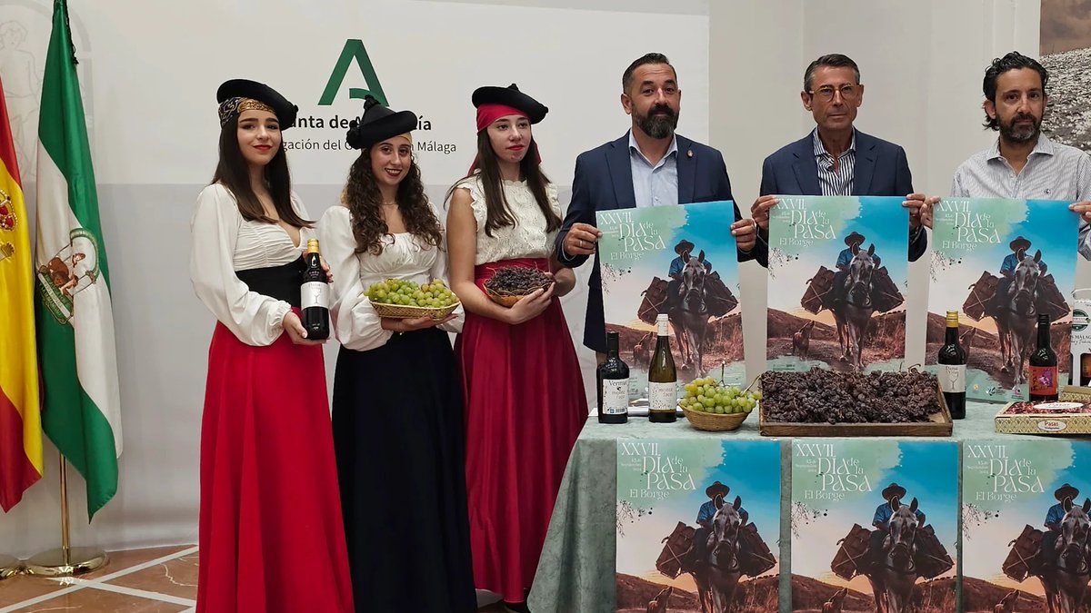 La cantante rondeña María Villalón, madrina de honor del Día de la Pasa de El Borge