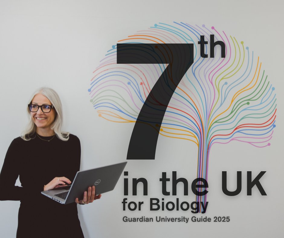 Our School has been topping rankings! 

The Mail University Guide put us in 1st for Biology, 1st for Genetics, and 2nd for Biosciences, while The Guardian ranked us 7th in Biology, and 7th for anatomy and physiology.

Read more about our achievements here: essex.ac.uk/news/2024/09/1…