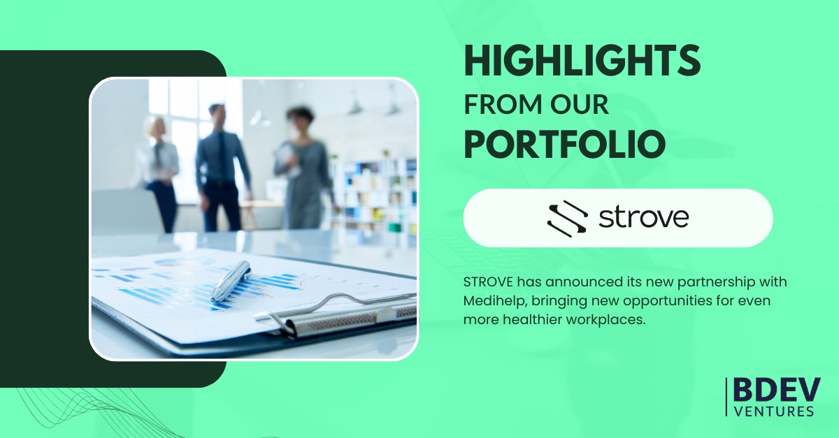 Strove has announced an exciting new partnership with Medihelp, combining forces to enhance employee well-being and healthcare solutions. 🤝💚 

#EmployeeWellness #HealthTech #innovation