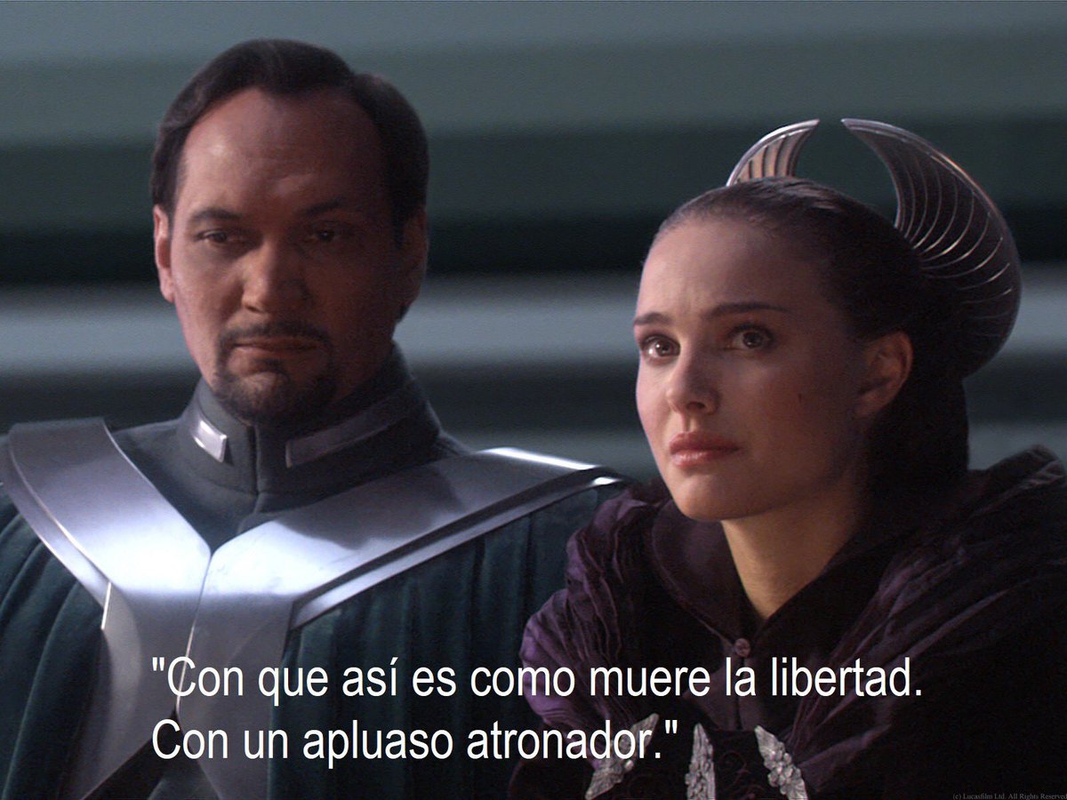 #GolpeDeEstado Con que así muere la libertad. Con un aplauso atronador